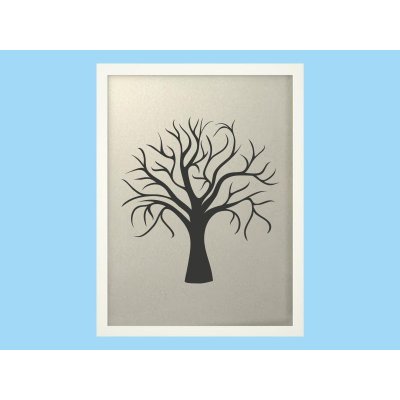 Svatební strom 1 v bílém rámu 43 x 53 cm – Hledejceny.cz