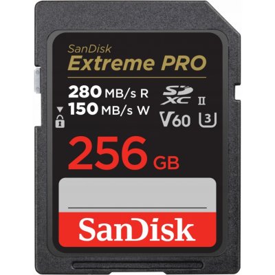 SanDisk SDXC UHS-II 256 GB SDSDXEP-256G-GN4IN – Zboží Mobilmania
