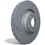 EBC Turbo Grooved | brzdové kotouče přední GD754 | Zboží Auto