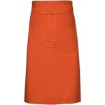 Link Kitchen Wear Kuchařská zástěra s kapsou keprová, praní na 60 °C Oranžová, 70 x 120 cm X1000T – Hledejceny.cz