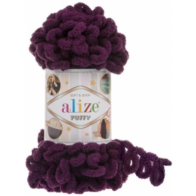 Alize příze Puffy 111 maceškově fialová – Zbozi.Blesk.cz