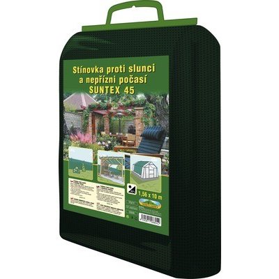SUNTEX Stínicí tkanina 45% stínění 150 cm x 10 m zelená – Zboží Dáma