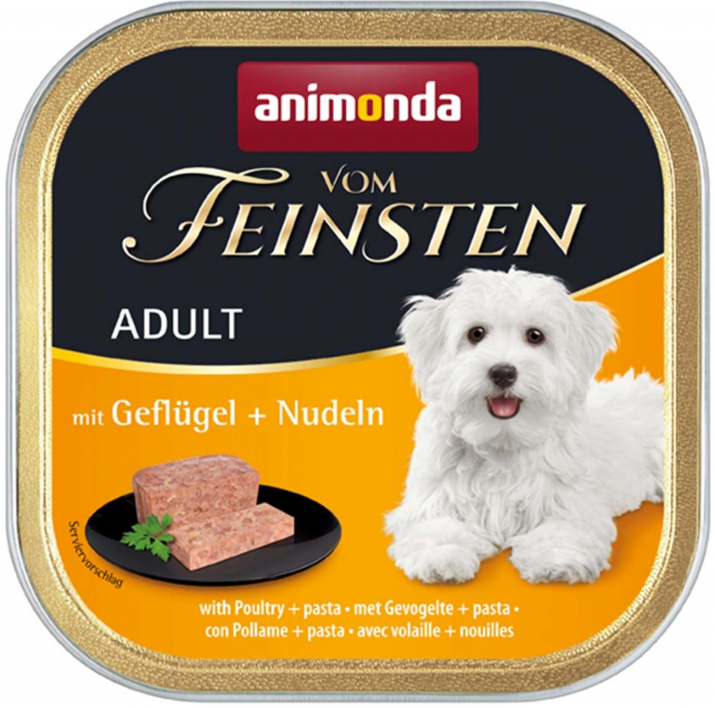 Animonda Vom Feinsten Adult Dog drůbež a nudle 22 x 150 g