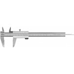 KINEX Posuvné měřítko s hloubkoměrem 150 mm, 0,02 mm, aretace šroubkem, paralelní vedení, monoblok, TOP QUALITY, DIN 862