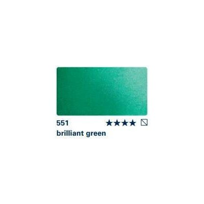 Schmincke Akademie akvarel 551 brilliant green – Sleviste.cz