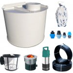 Plastovar Set samonosné kruhové nádrže a zálivky 3m³ – Sleviste.cz