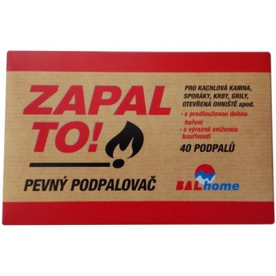 BALhome Zapal To pevný 40 ks – Zboží Mobilmania