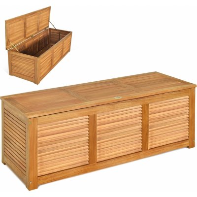 Komfotteu Dřevěný úložný box 178 l 120 x 45 x 45 cm – Zboží Mobilmania