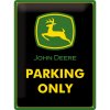Obraz Nostalgic Art Plechová cedule: John Deere Parking Only 40 cm x 30 cm