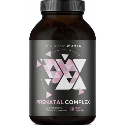 PRENATAL Complex, komplex vitamínů pro těhotné ženy 180 kapslí BRAINMAX