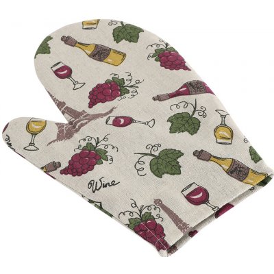 Bellatex Kuchyňská chňapka víno, chňapka 28x18 cm – Zboží Mobilmania