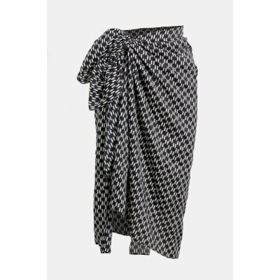 Karl Lagerfeld MONOGRAM AOP PAREO KL MONOGRAM BLACK/WHITE – Zboží Dáma