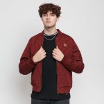 Urban Classics Diamond Quilt Nylon jacket burgundy – Zboží Mobilmania