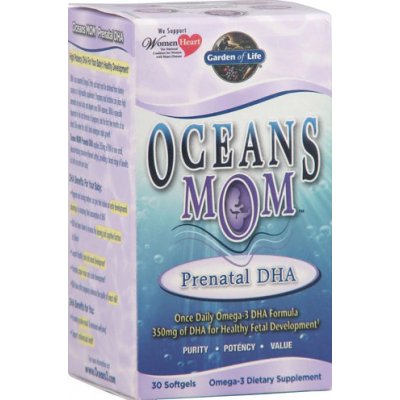 Garden of Life Oceans Mom DHA DHA bonbóny pro matky 30 softgels