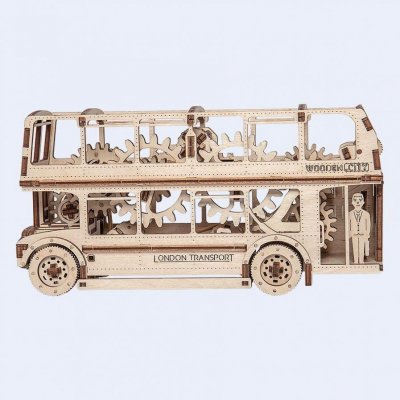 WOODEN CITY 3D puzzle Londýnský autobus 216 ks