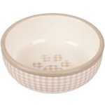 Flamingo miska keramická 310 ml průměr 13 cm pro kočku béžová – Zboží Dáma