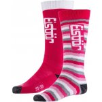EISBÄR Comfort Ponožky lyžařské 2 Pack tmavě růžová – Zboží Mobilmania