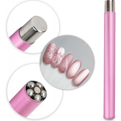 Magnet Cat Eye 2in1 valec ružový – Zboží Dáma