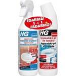 HG Pěnový čistič vodního kamene 3x silnější 500 ml + HG gel na toalety 500 ml – Hledejceny.cz