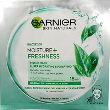 Garnier Moisture Freshness superhydratační čistící textilní maska 32 g