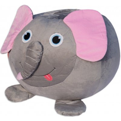BeanBag Dumbo 60x60x65 šedý slon