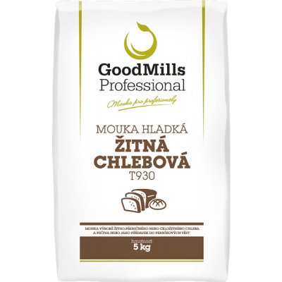 GoodMills Professional Mouka hladká žitná chlebová T930 5 kg – Zboží Dáma