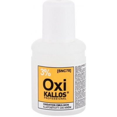 Kallos Oxi krémový peroxid 3% pro profesionální použití Oxidation Emulsion 3% [SNC78] 60 ml