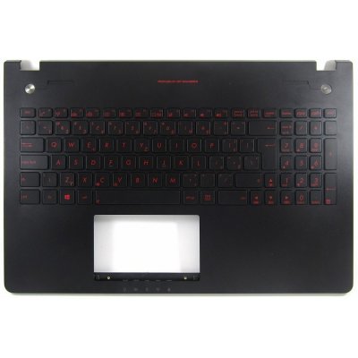 česká klávesnice Asus N56 G56 černá CZ černá palmrest podsvit – Zboží Živě