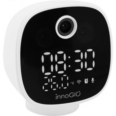 innoGIO Domácí Smart Wi-fi kamera GIOsafety Clock – Sleviste.cz
