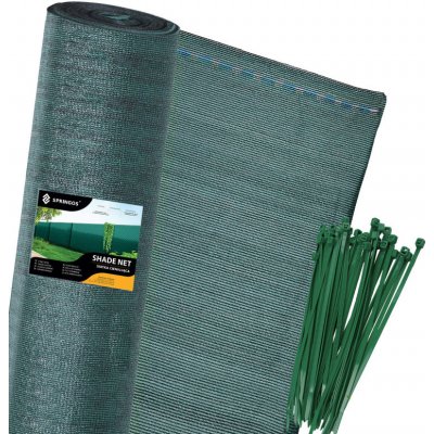 Stínící tkanina 150cm x 25m, 90% zastínění, zelená SPRINGOS SN0018 – Zbozi.Blesk.cz