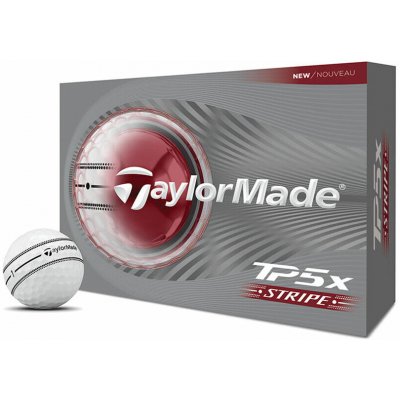 TaylorMade TP5x Stripe bílé 12 ks – Zboží Dáma