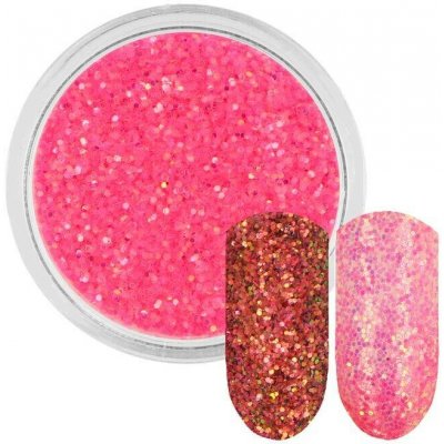 Rossart Neonově růžový třpytivý prášek 0,4 mm 3 ml – Hledejceny.cz