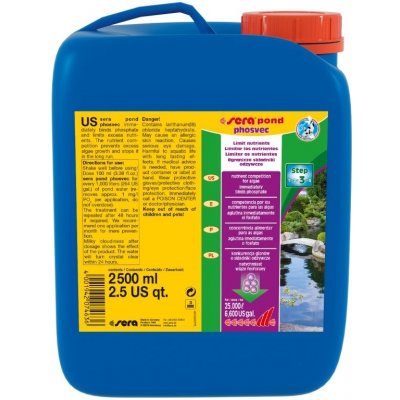 Sera pond phosvec -2 500 ml – Zbozi.Blesk.cz