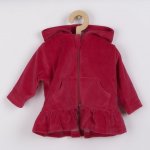New baby semišková mikinka s kapucí baby červená – Zbozi.Blesk.cz