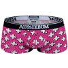 Boxerky, trenky, slipy, tanga AussieBum Push-up Boxerky WonderJock 2.0 Addition Pink růžová