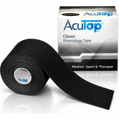 Acu Top kineziologický tejp černý 5 cm x 5 m – Hledejceny.cz