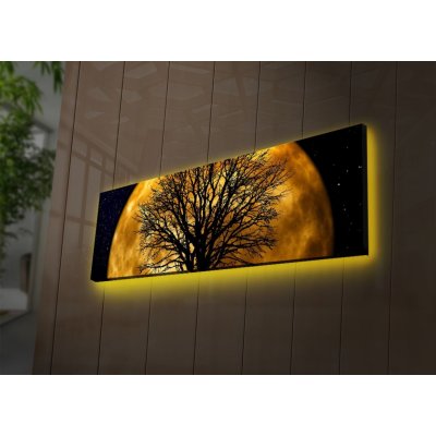 Hanah Home Obraz s led osvětlením Ledda Night 90x30 cm – Zboží Mobilmania