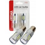 LED AMIO CANBUS 24SMD 3030 1156 (P21W) Bílá 12V / 24V, sada 2 ks. | Zboží Auto