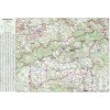 Nástěnné mapy ZES Ústecký kraj - nástěnná mapa 113 x 78 cm Varianta: bez rámu v tubusu, Provedení: laminovaná mapa v lištách
