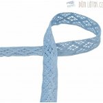 Krajka paličkovaná světle modrá, šíře 20 mm – Zboží Mobilmania