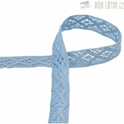 Krajka paličkovaná světle modrá, šíře 20 mm – Zboží Mobilmania