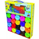 MAC TOYS Modelovací veselá sada 20 tub s doplňky 50 g různé barvy – Zboží Dáma