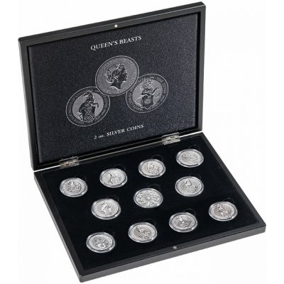 Leuchtturm Queens Beasts 2 oz kazeta na 11 ks mincí – Zboží Mobilmania
