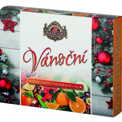 Basilur Fruit Infusions Assorted Vánoční 60 gastro sáčků – Sleviste.cz