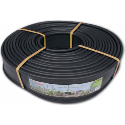 Bradas Obruba záhonů, ztracený obrubník, černá 18m x 12,5cm BR-OBKBC18125 – Hledejceny.cz