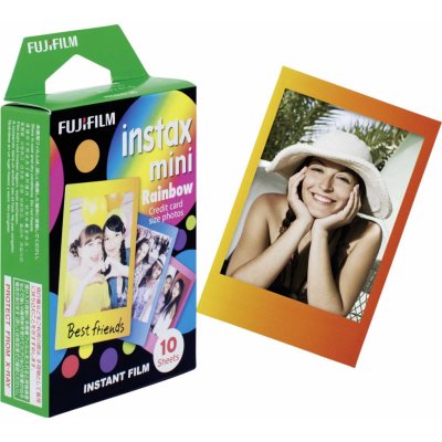 Fujifilm COLORFILM INSTAX mini 10 fotografií - RAINBOW – Zboží Mobilmania