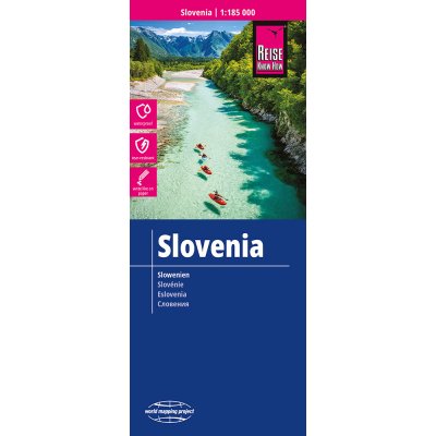 mapa Slovenia Slovinsko 1:185 t voděodolná