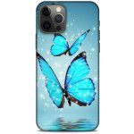 Pouzdro Butterfly silikonové kryty Apple iPhone 13 Pro Max Barva: modré – Sleviste.cz