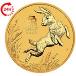 The Perth Mint zlatá mince Lunární Série III Rok Králíka v 1/2 oz – Zboží Mobilmania