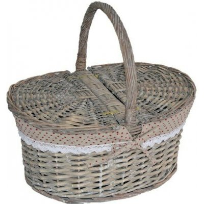 Picnicworld Piknikový košík proutěný 40x30 cm – Hledejceny.cz